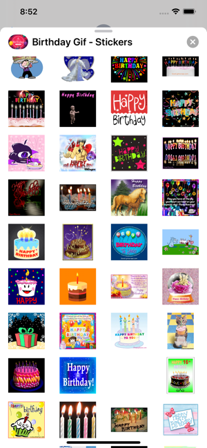 Birthday Gif Stickers pack(圖4)-速報App