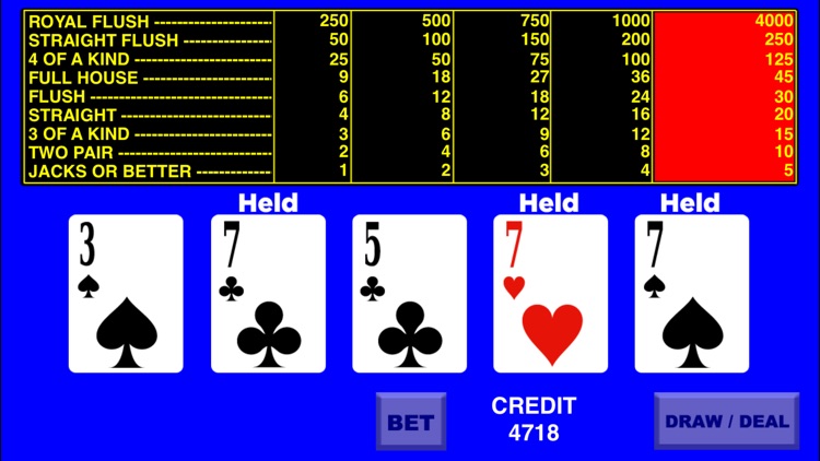 Video Poker HD screenshot-3