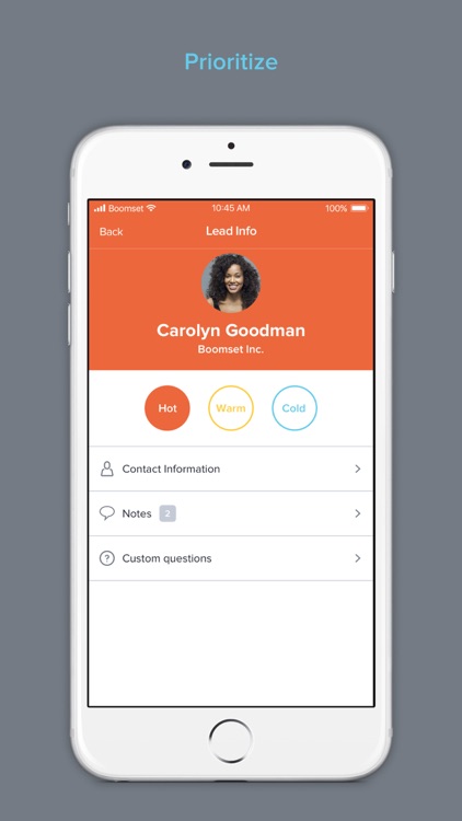 Boomset Lead Retrieval App