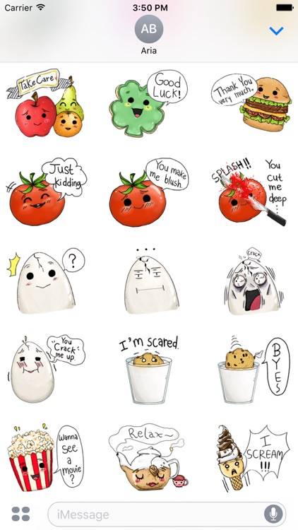 Adorable friends Food Emoji