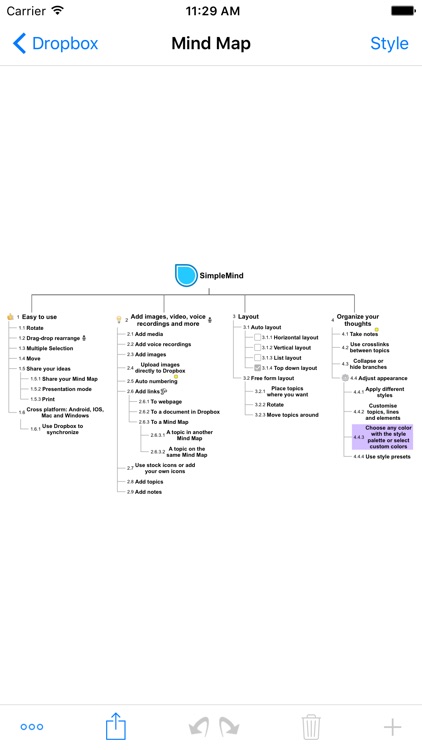 SimpleMind+ Mind Mapping screenshot-4
