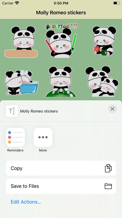 Molly Romeo stickers screenshot-3
