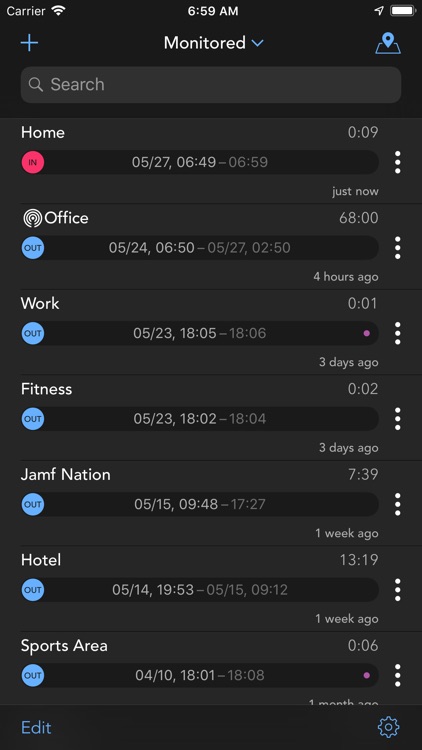 Geofency Time Tracking screenshot-0