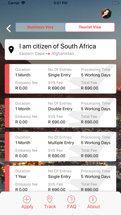 SVS visa services screenshot 3