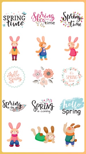 Easter & Spring Stickers Pack(圖2)-速報App