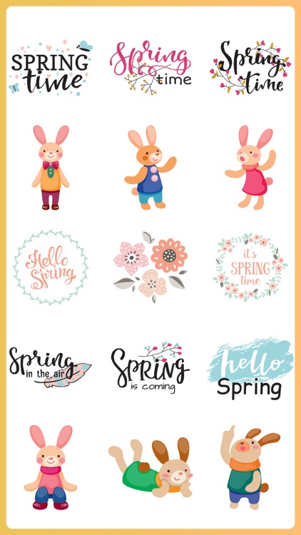 Easter & Spring Stickers Pack