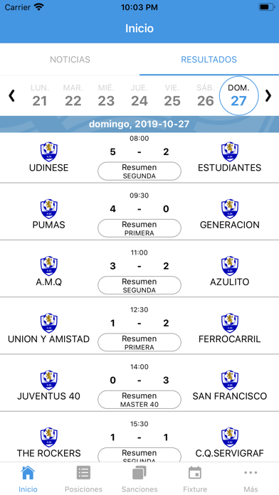 Liga Diego Ocaña screenshot 3