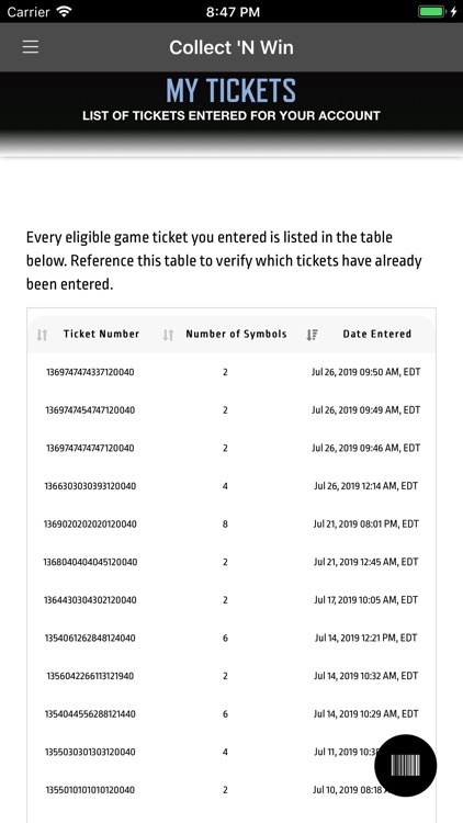 FL Lottery Collect N Win
