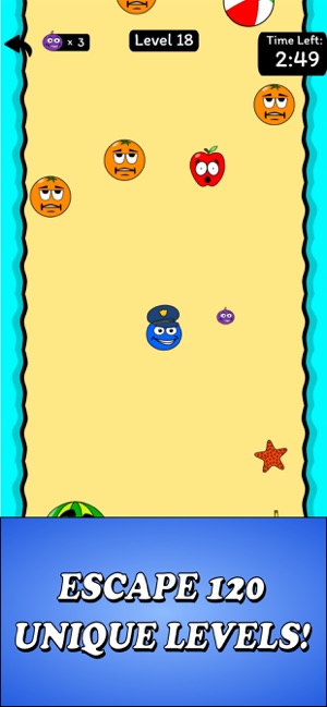 Grape Escape-Fruit Dodging Fun(圖4)-速報App