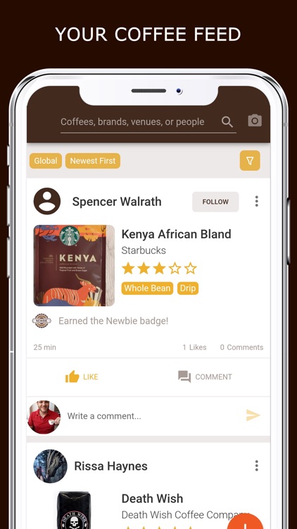 Coffeely - Your Coffee App