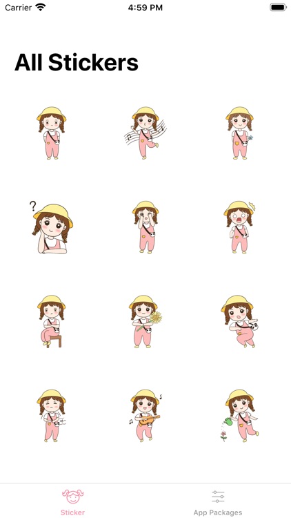 Polly Girl Stickers