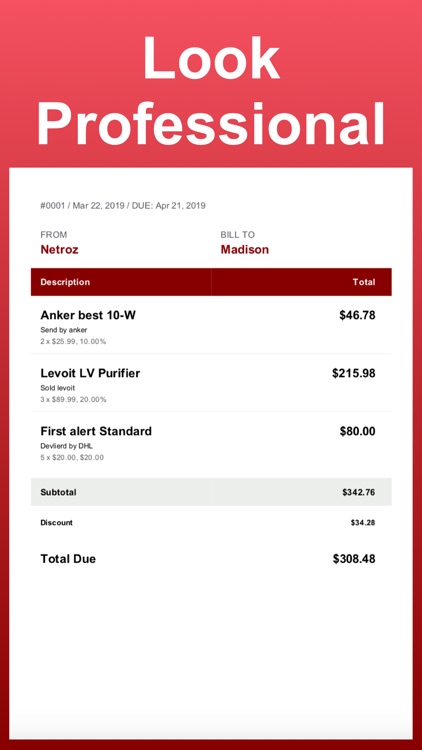 Invoice Maker - Receipt Maker screenshot-7
