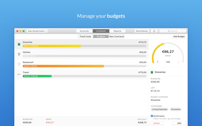 Outbank 360 Banking On The Mac App Store