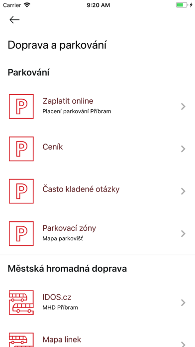 Příbram v mobilu screenshot 4