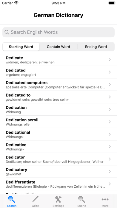 How to cancel & delete German Dictionary English Free With Sound - Deutsch Wörterbuch Kostenlose mit Ton from iphone & ipad 1