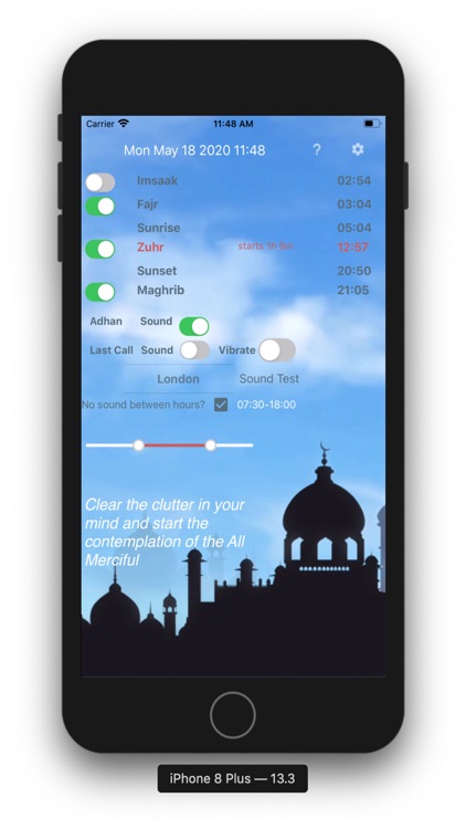 Shia Prayer Salah Times