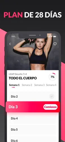 Screenshot 2 Fitness Femenino: Fitness App iphone