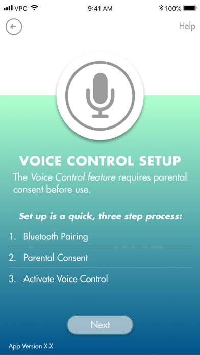 Voice Control Set Up screenshot 2