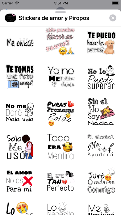 Stickers Amor y Piropos Frases screenshot 3