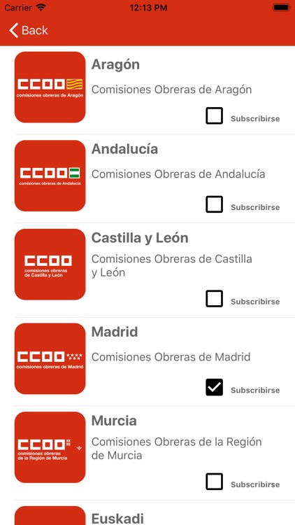 Comisiones Obreras screenshot-4