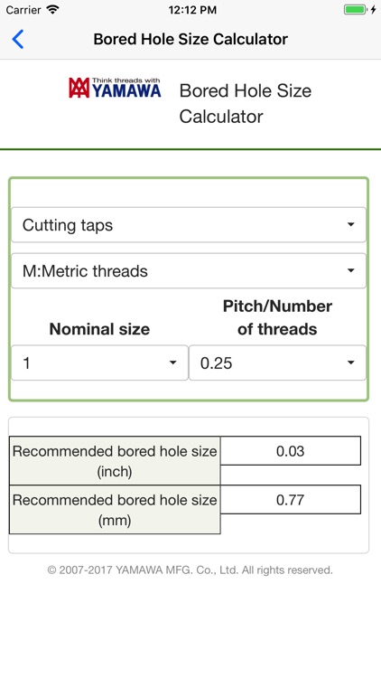 YAMAWA Product Search/Tap Calc screenshot-4