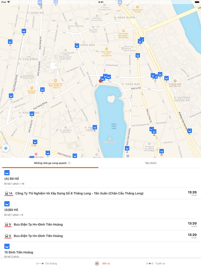 Moovit: Phương tiện công cộng