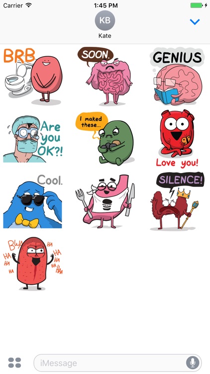 Heart and Brain Sticker Pack