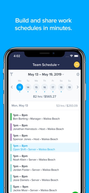 ZoomShift Employee Scheduling(圖1)-速報App