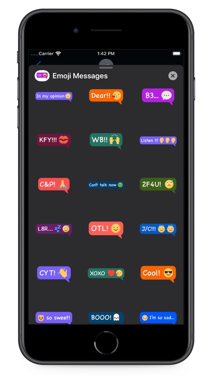 Emoji Message Bubbles screenshot-4
