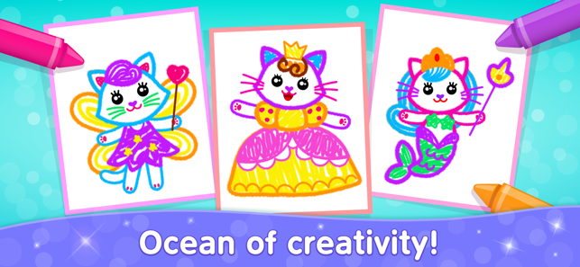 Kids Drawing Games for Girls 6(圖5)-速報App