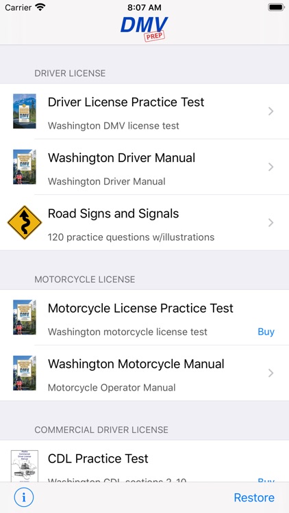 Washington DMV Test Prep