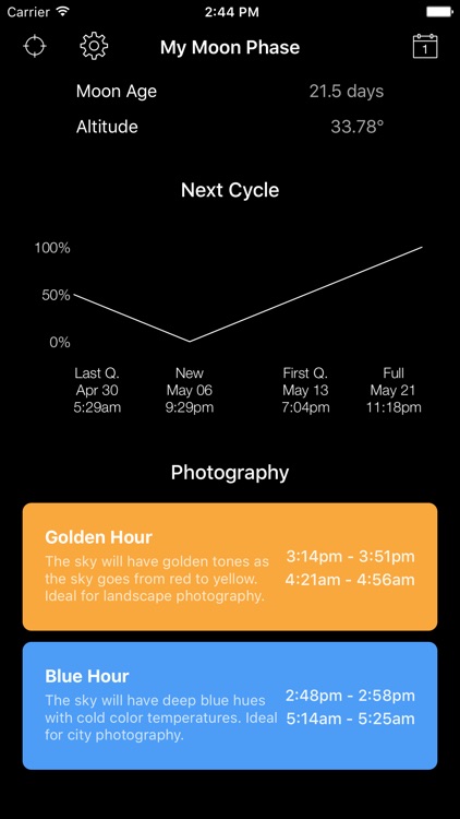My Moon Phase - Lunar Calendar