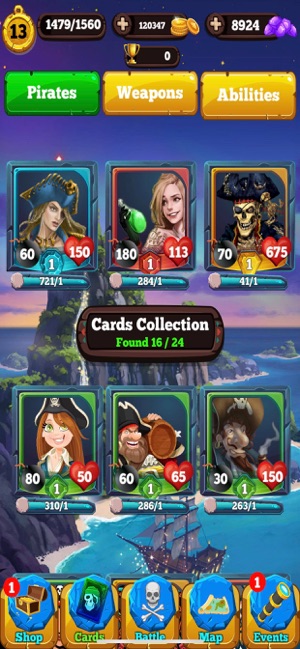 Pirate Cards - Treasure Battle(圖3)-速報App