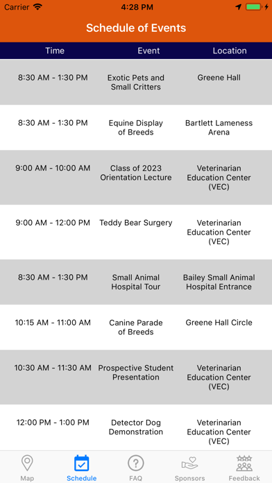How to cancel & delete AU Vetmed Open House from iphone & ipad 3