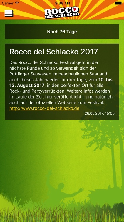 Rocco del Schlacko Festival