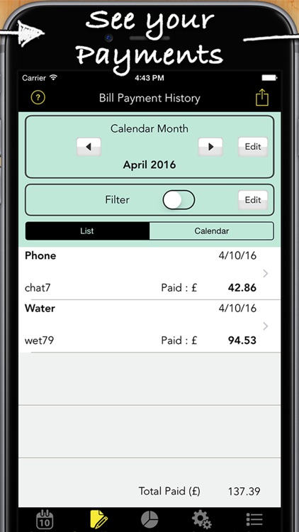 Bill Assistant Pro screenshot-3