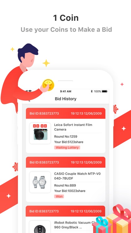 SnapBid: Bid, Shop, Win