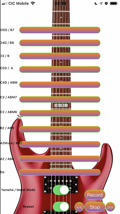 iTouchGuitar screenshot 3