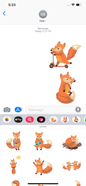 Lovely Fox Sticker Pack(圖2)-速報App