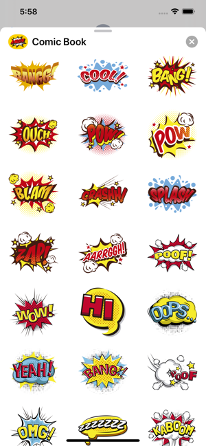 Comic book top stickers(圖4)-速報App