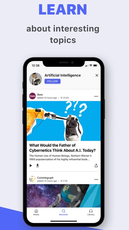 Listle - top stories, in audio screenshot-4