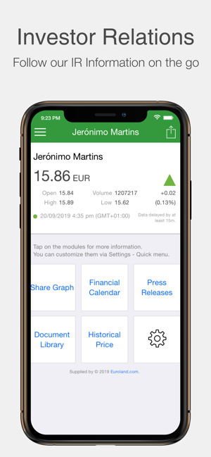 Jerónimo Martins IR(圖1)-速報App