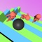 Various things are used, such as a ball, a donut, a piano and a log, to prevent enemies from climbing the stairs