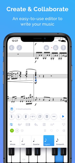 Flat: Music Score & Tab Editor(圖1)-速報App