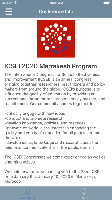 ICSEI 2020 Marrakesh Program screenshot 1