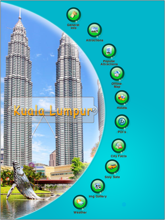 Kuala Lumpur Offline Travelのおすすめ画像1