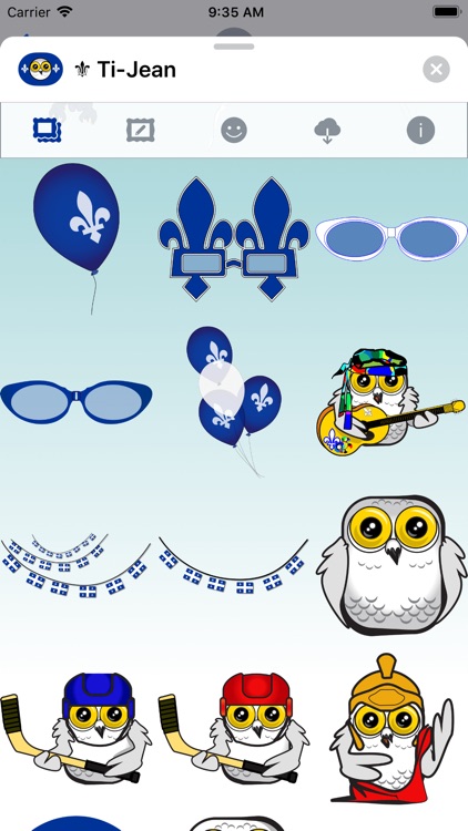 Ti-Jean Le Harfang • Stickers screenshot-5