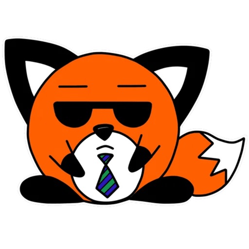 Foxy fox - emoji stickers pack