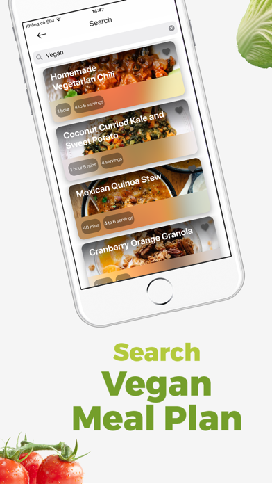 Vegan Meal Plan - Food Planner screenshot 2