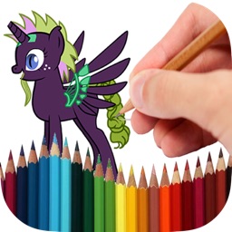 Coloring Book Pony